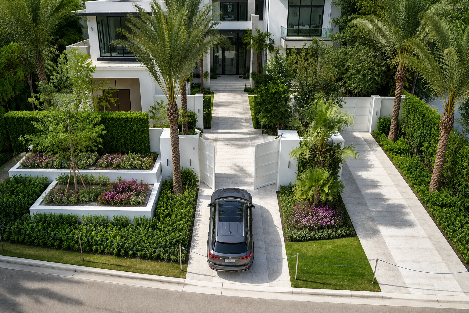 Guest entry managed through temporary permissions and complete visibility.